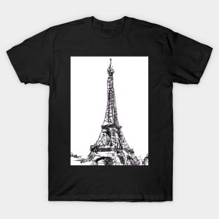 Eiffel Tower Painting T-Shirt